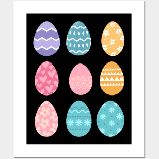 Eggstraordinary Easter: Adorable Illustrated Egg Stickers Posters and Art